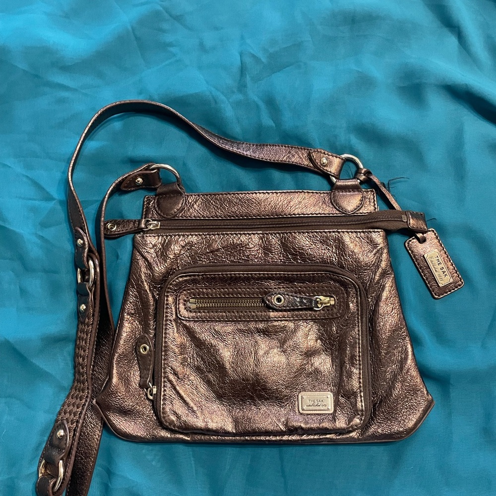 Bronze colored “The Sak” Crossbody purse